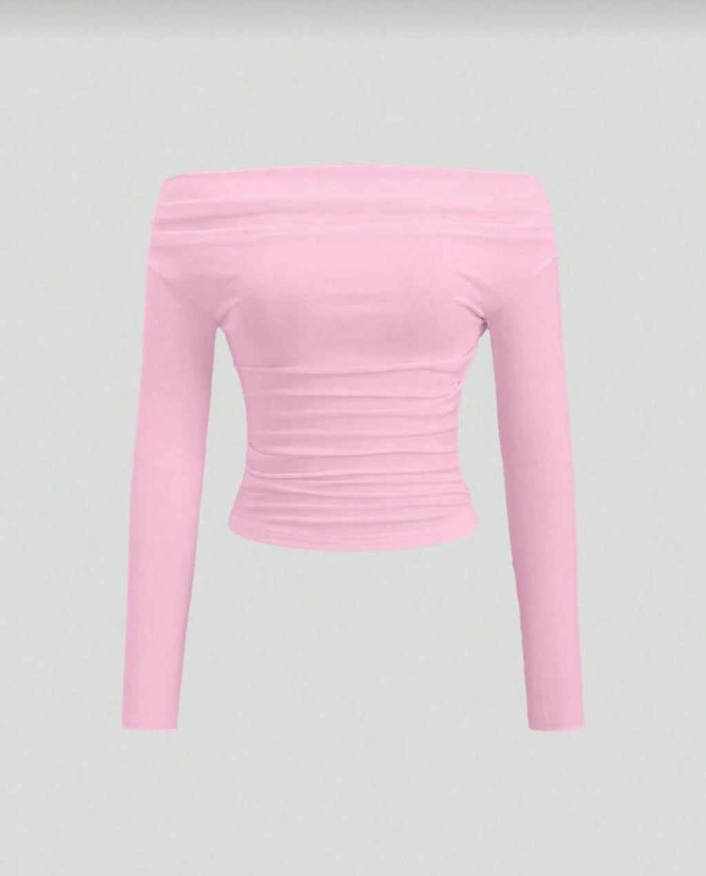 Blusa manga larga hombros descubiertos