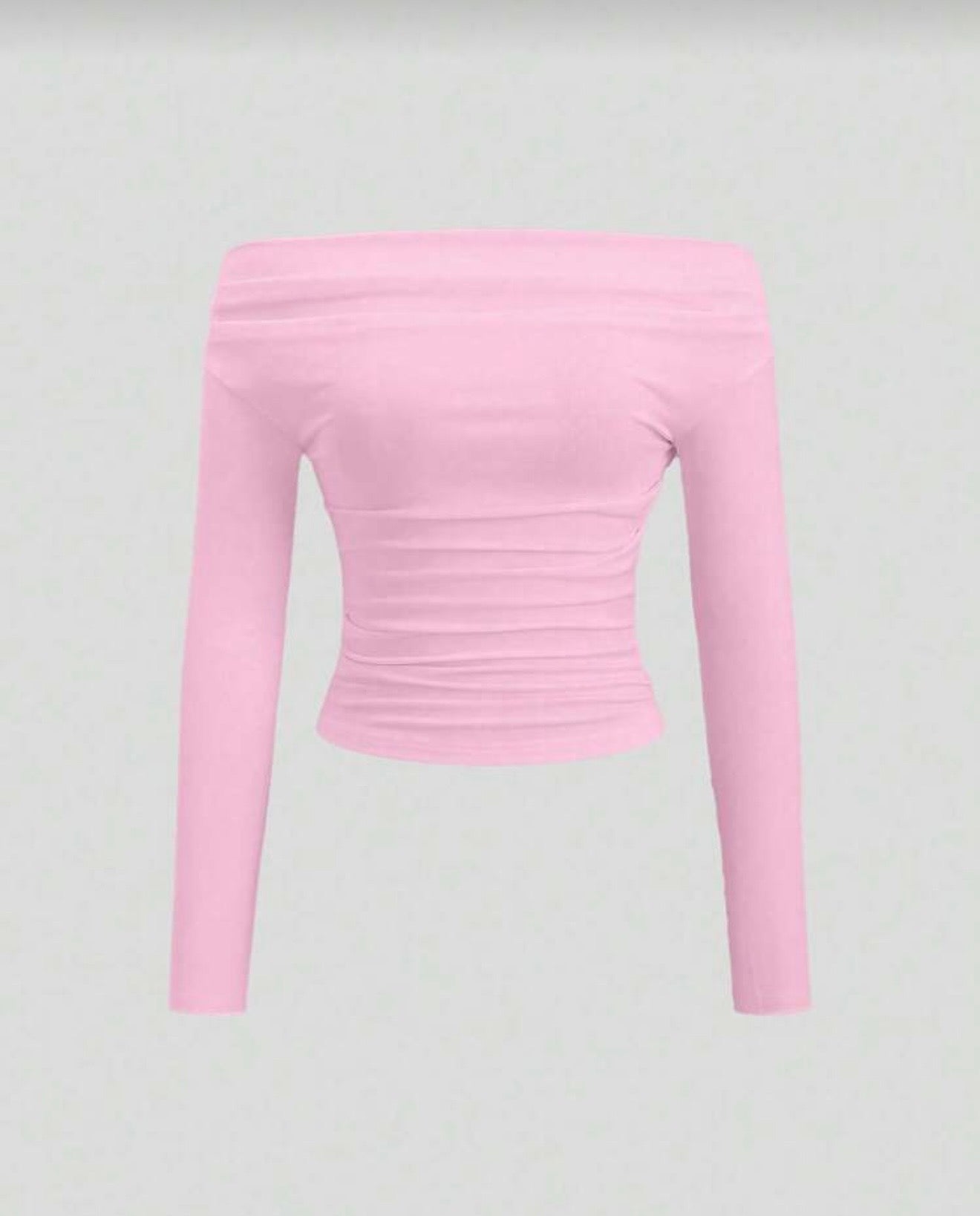 Blusa manga larga hombros descubiertos