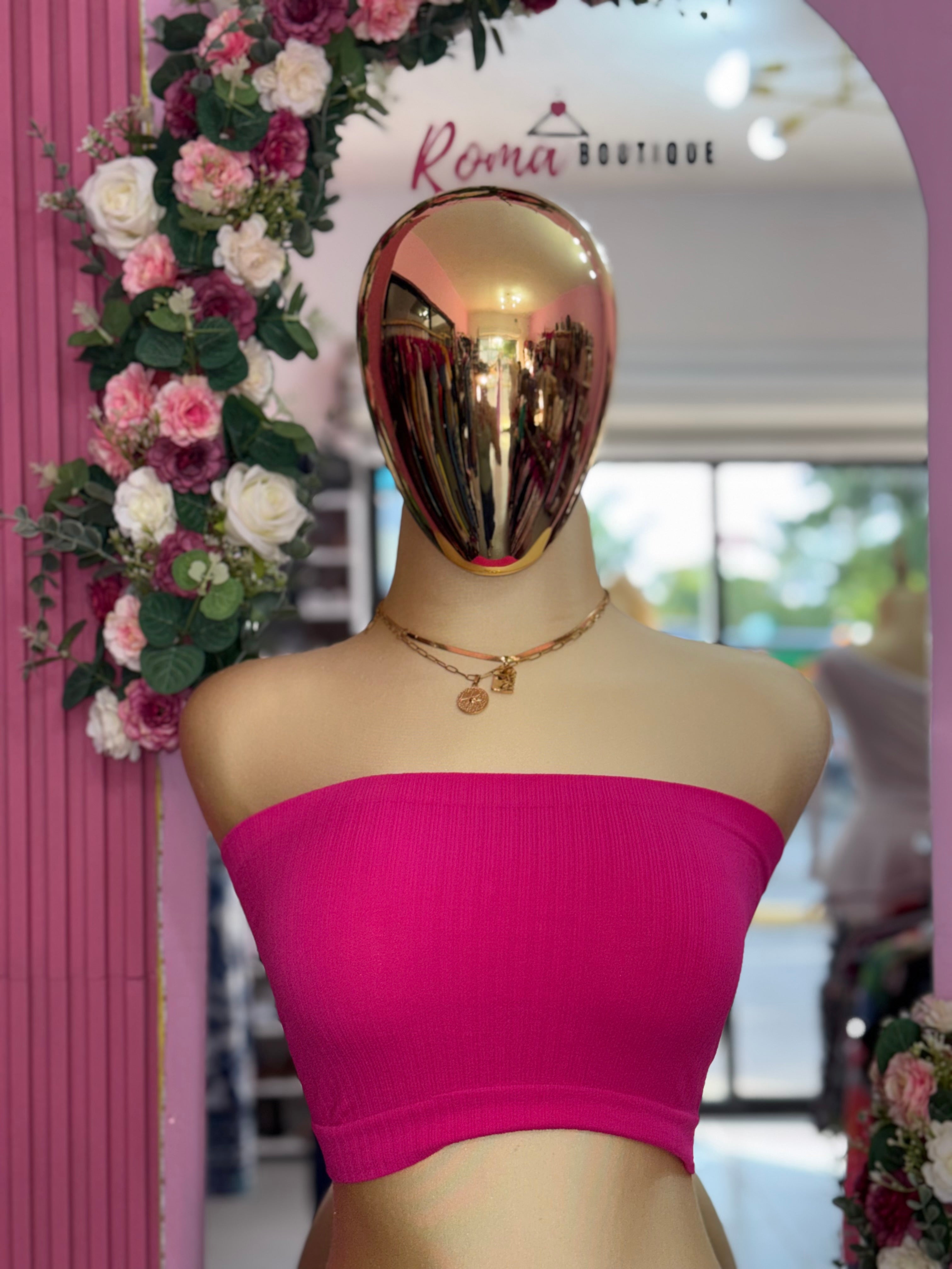 Top básicos strapless