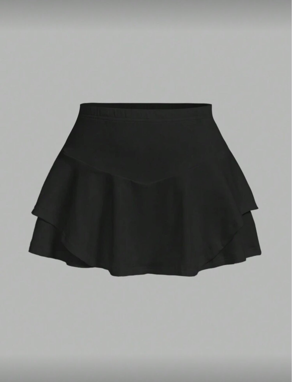 Falda short de Olanes