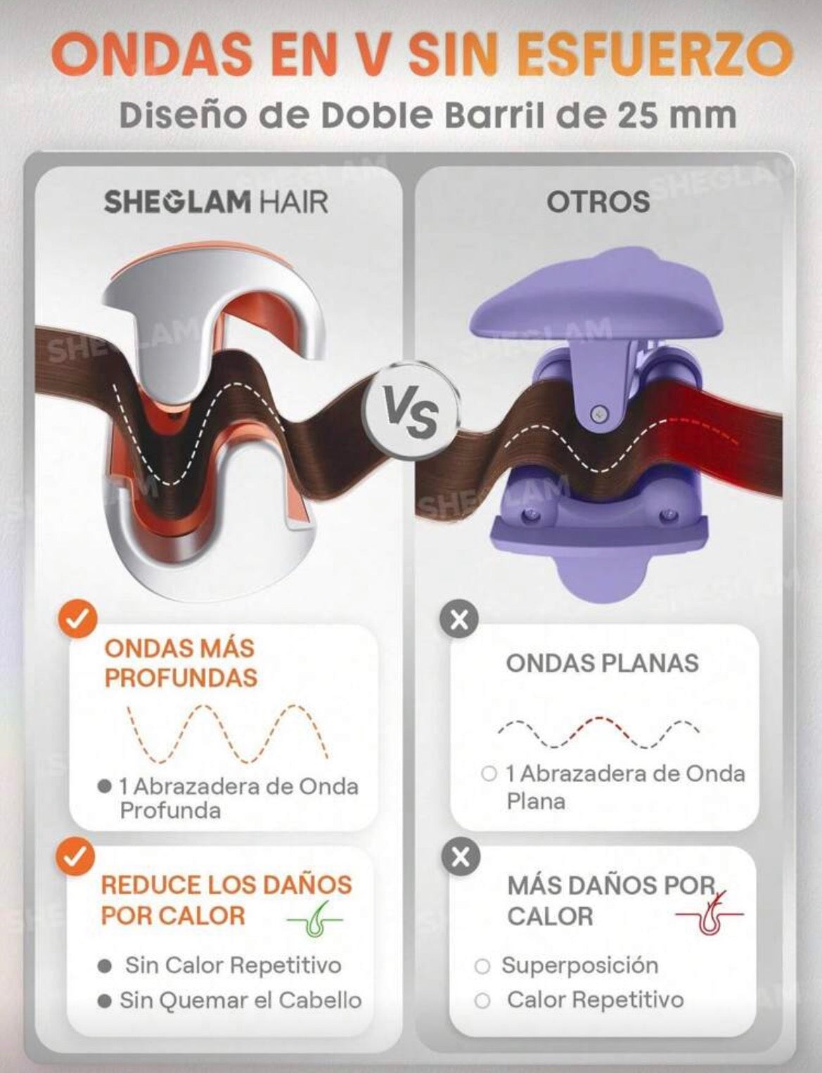 Sheglam Plancha De Cabello Beach Babe Hair