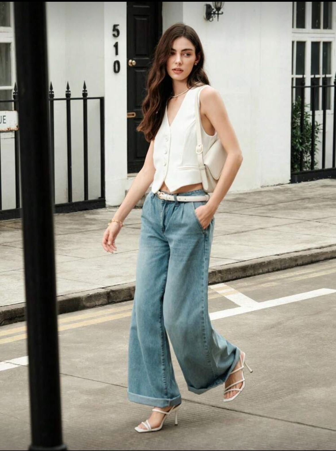 ZAPATILLAS TACON ALTO CON TIRAS