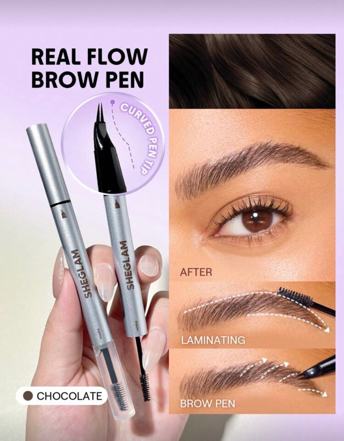 SHEGLAM Lápiz Laminador Para Ceja