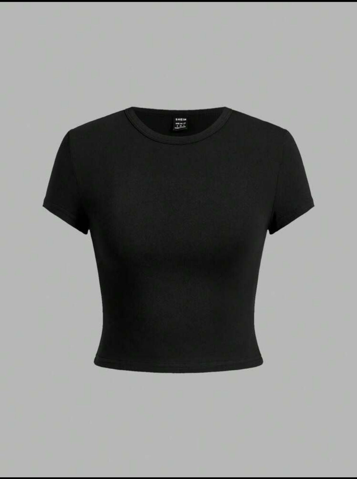 Blusa básica corta