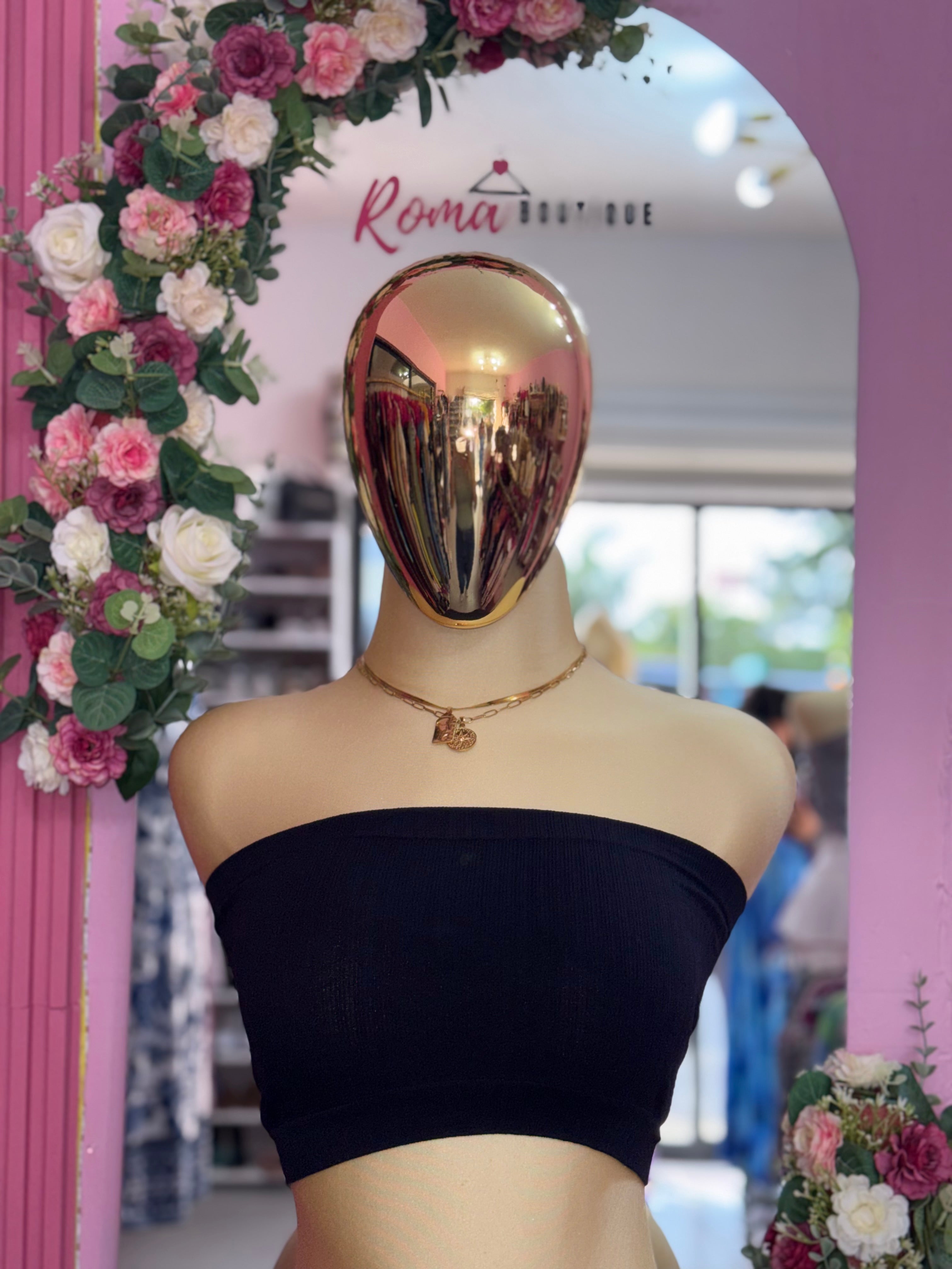 Top básicos strapless