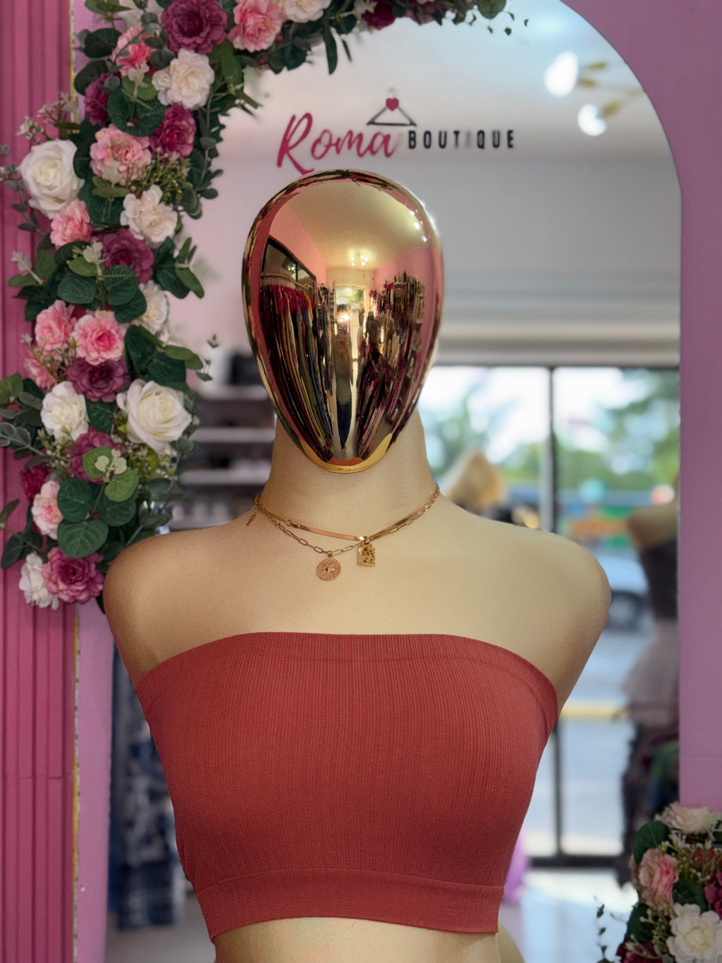 Top básicos strapless