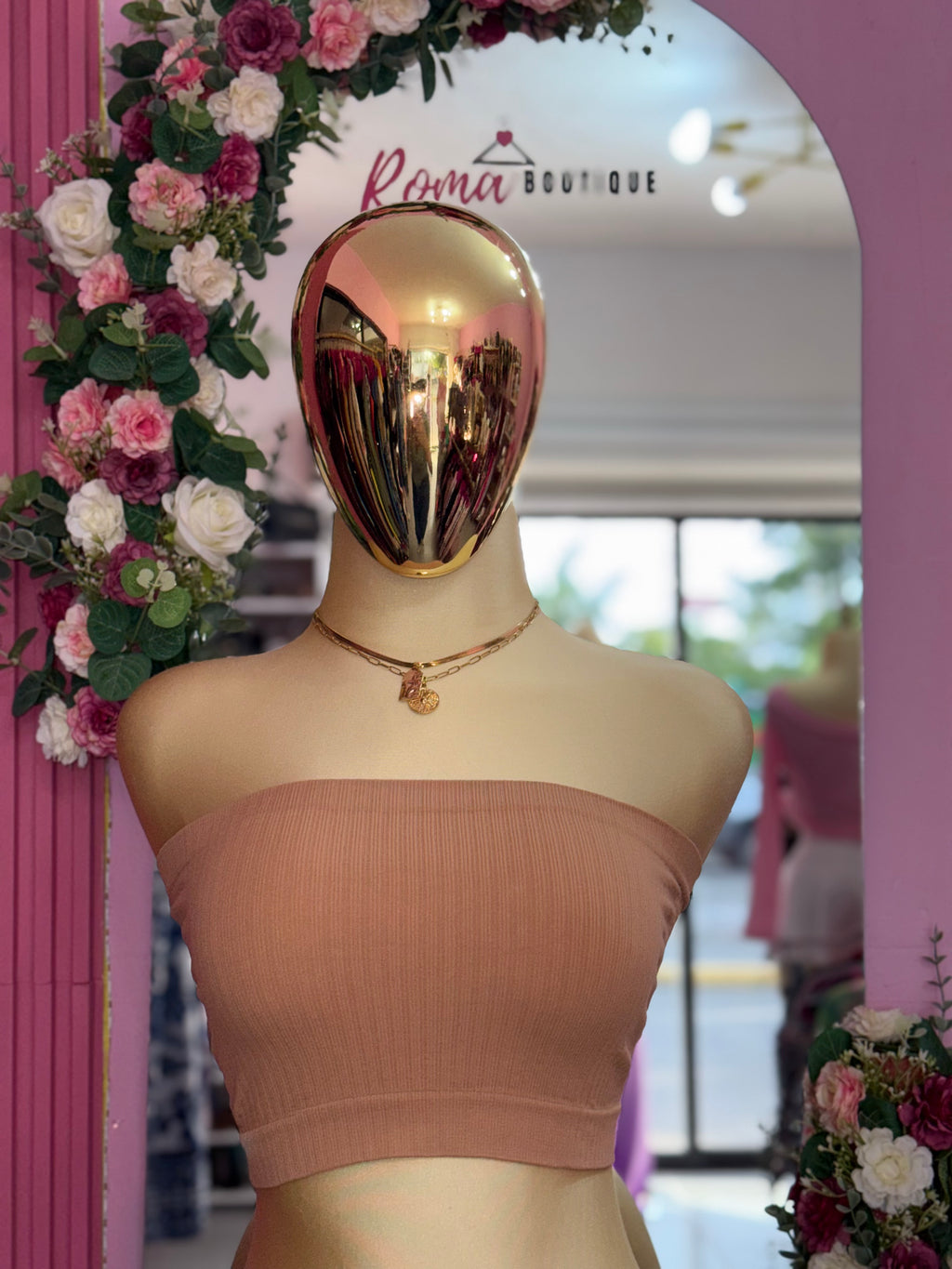 Top básicos strapless