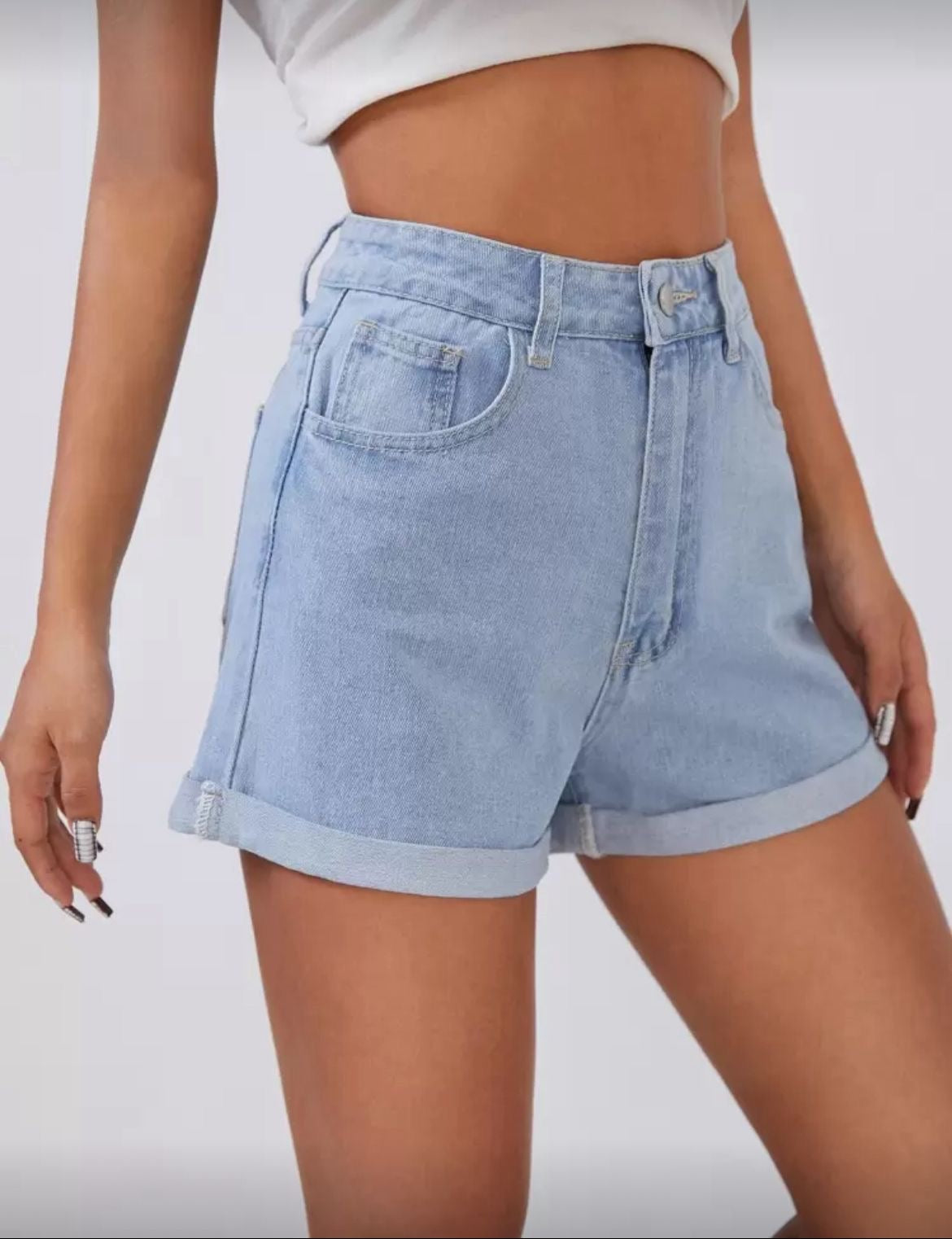 Short de mezclilla básico