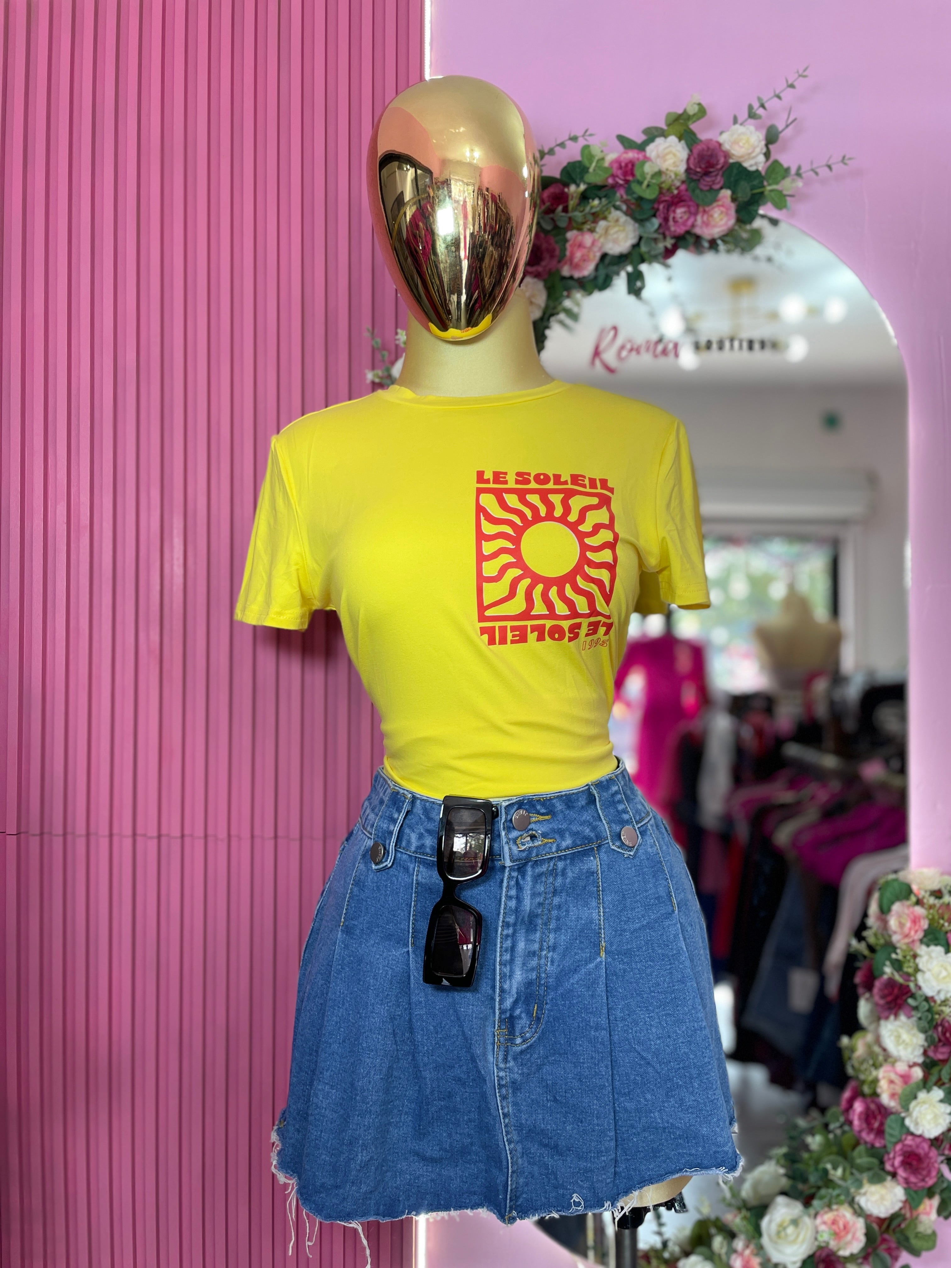 Playera dama oversize