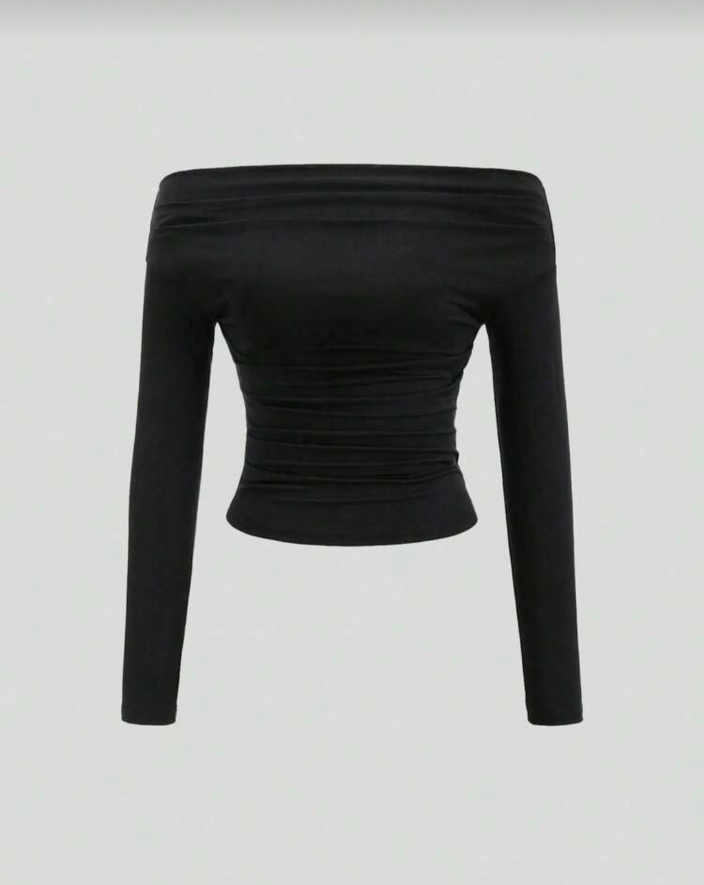 Blusa manga larga hombros descubiertos