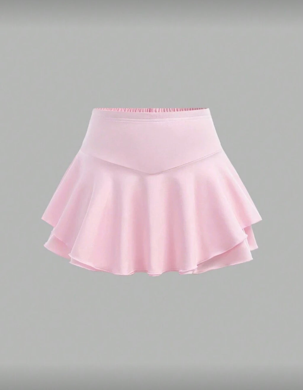 Falda short de Olanes