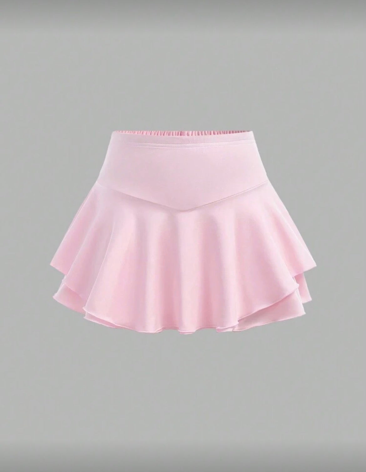 Falda short de Olanes