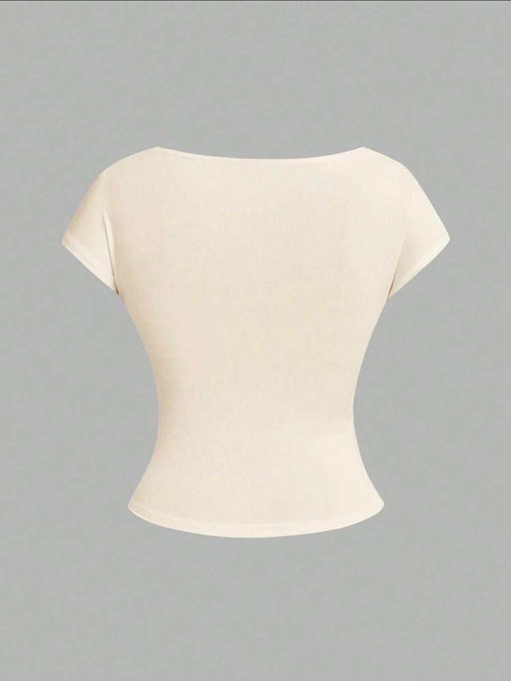 Blusa básica con espalda descubierta