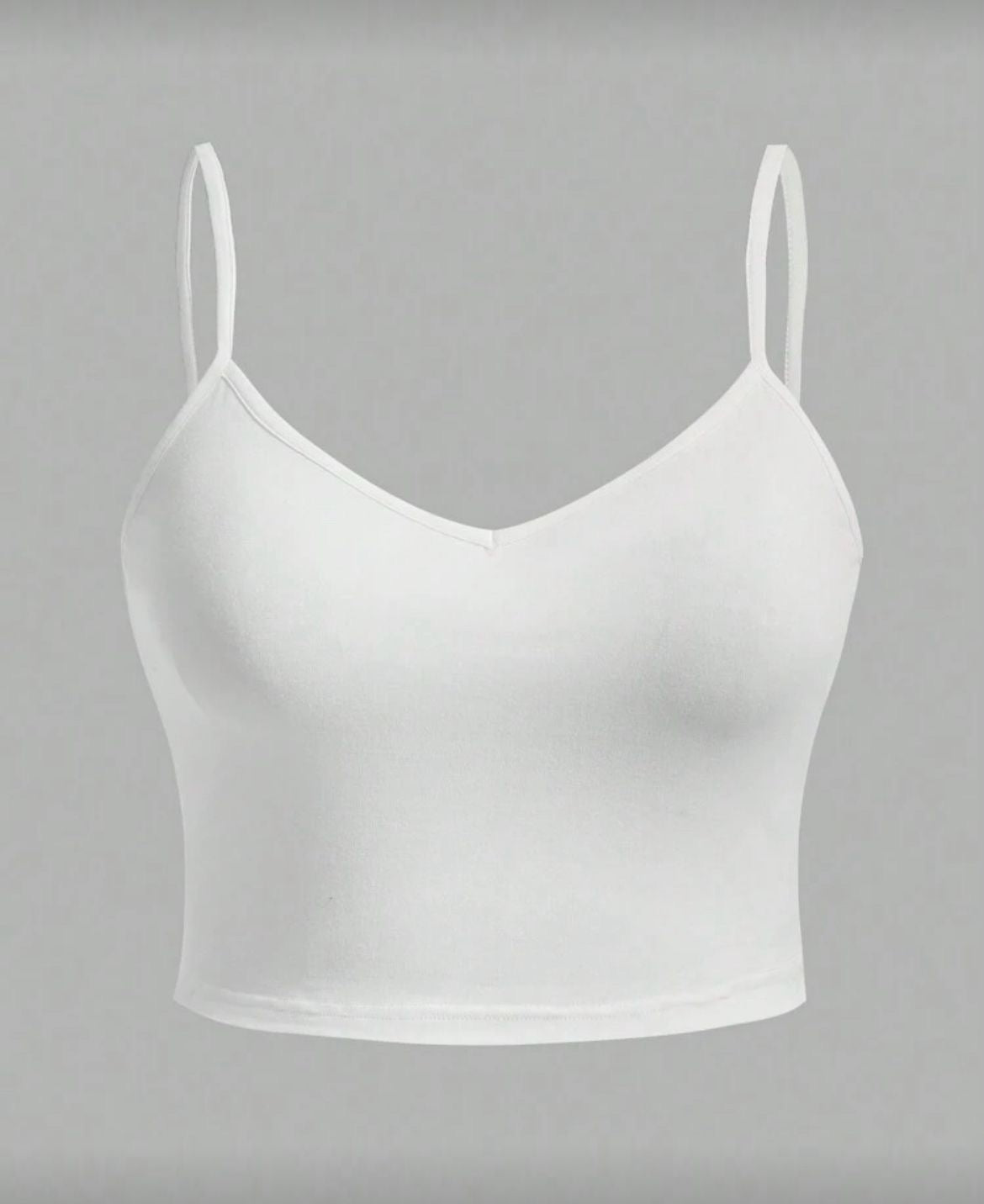 Top con cuello corte v