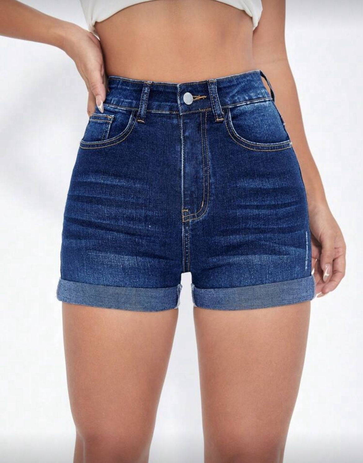 Short de mezclilla básico