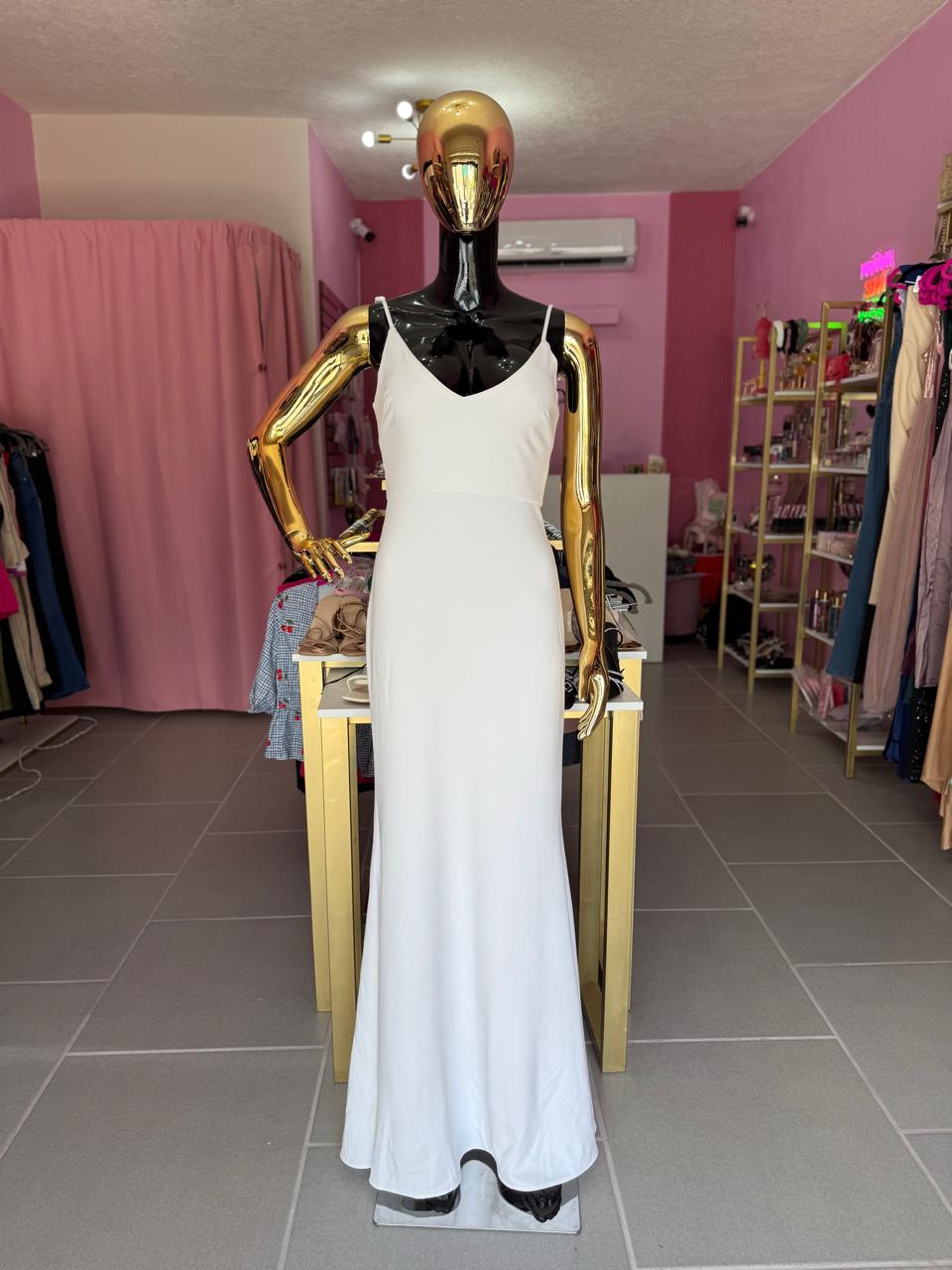 Vestido blanco elegante