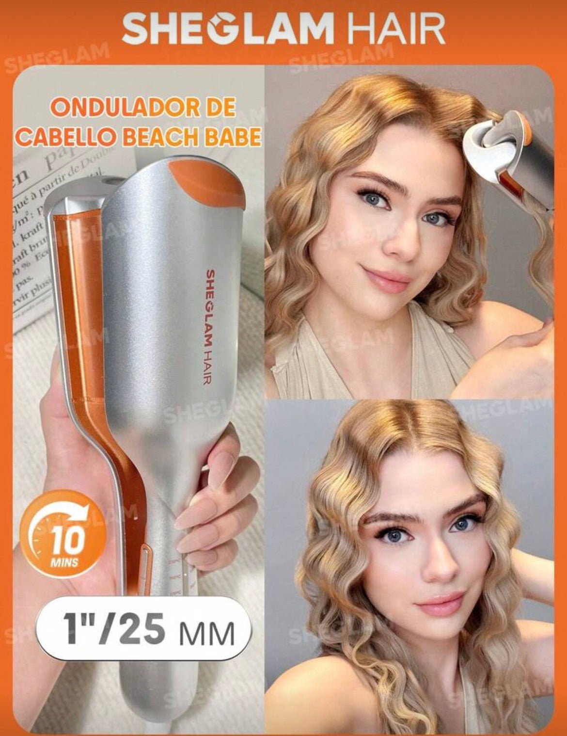 Sheglam Plancha De Cabello Beach Babe Hair