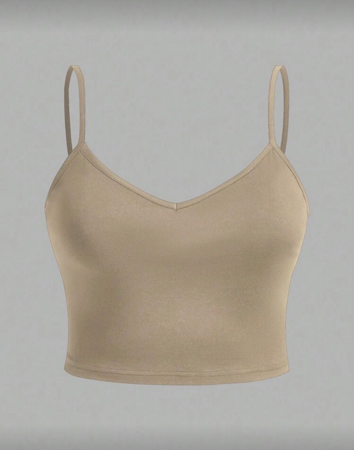 Top con cuello corte v