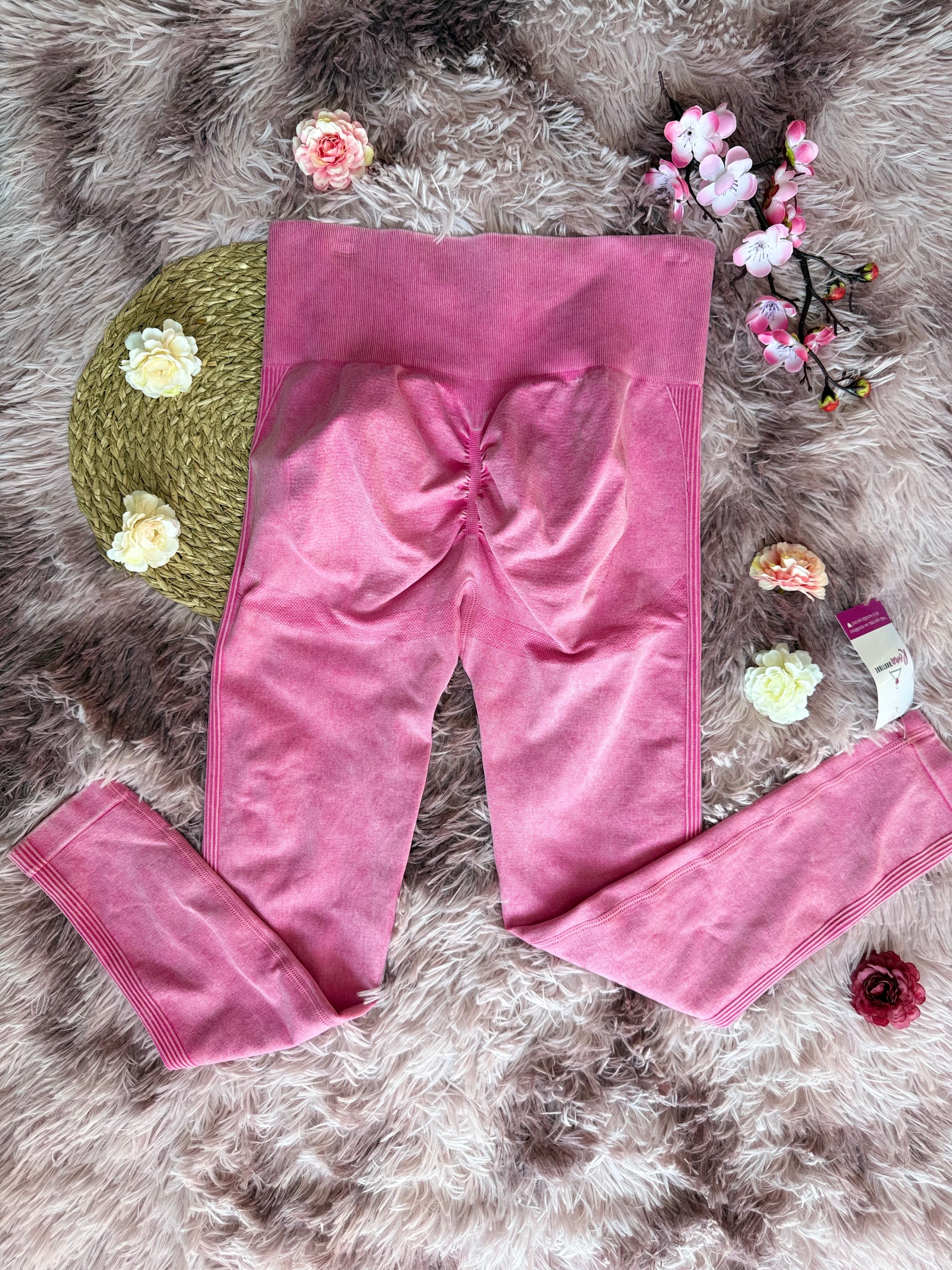 Legins deportivo con push rosa