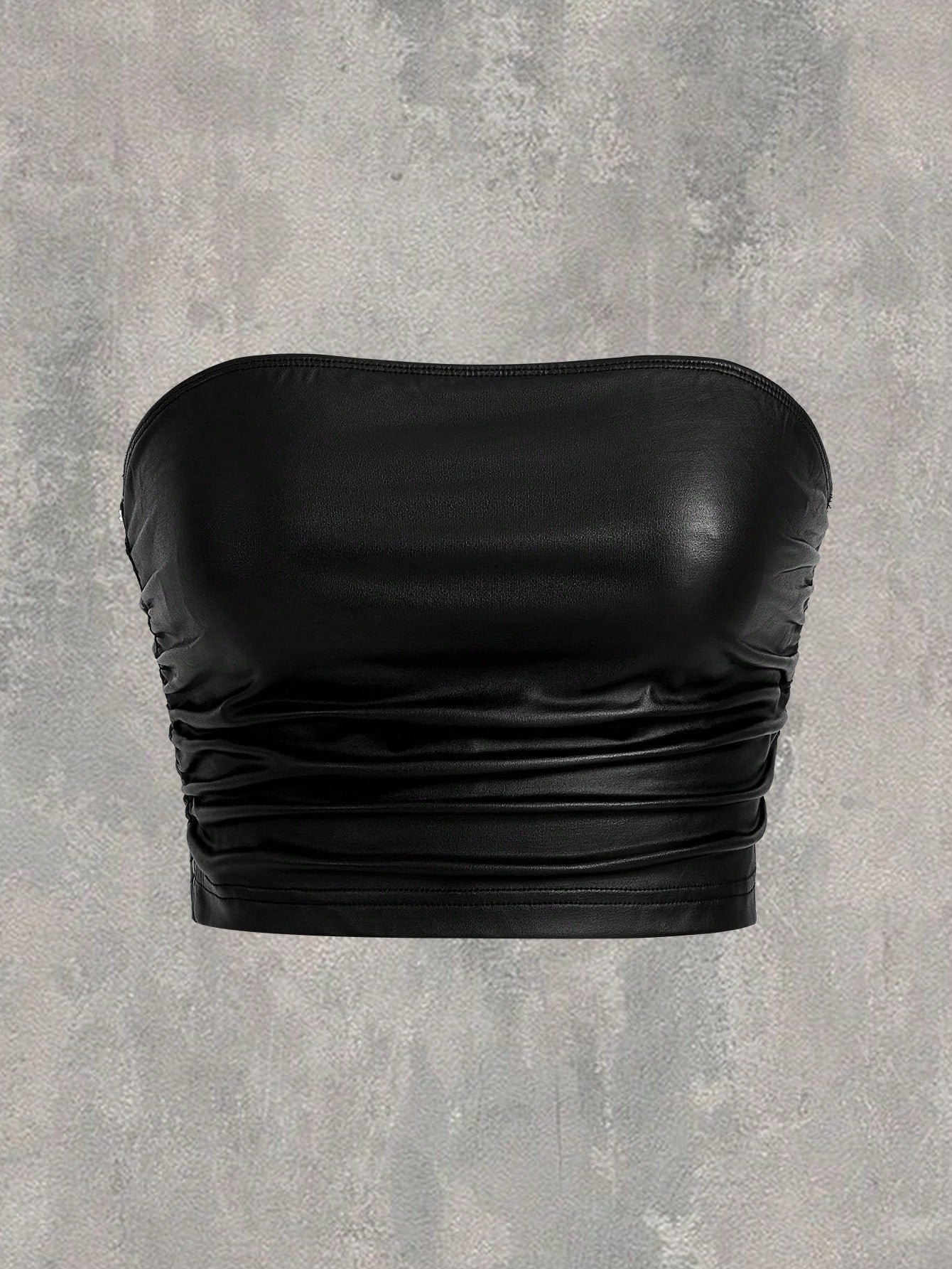 Top strapless vinipiel