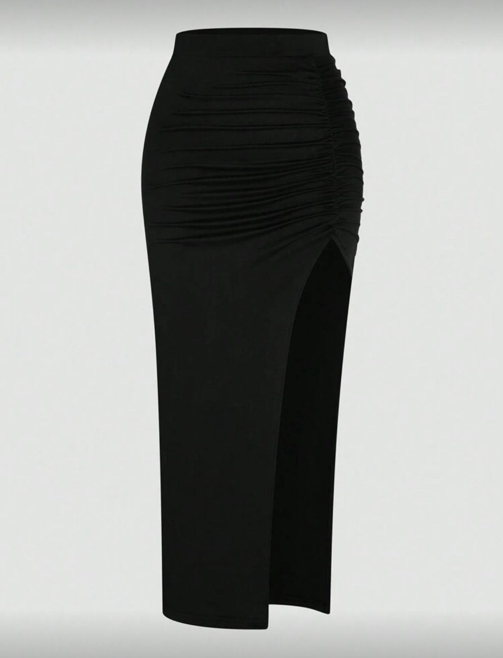 Falda larga con abertura