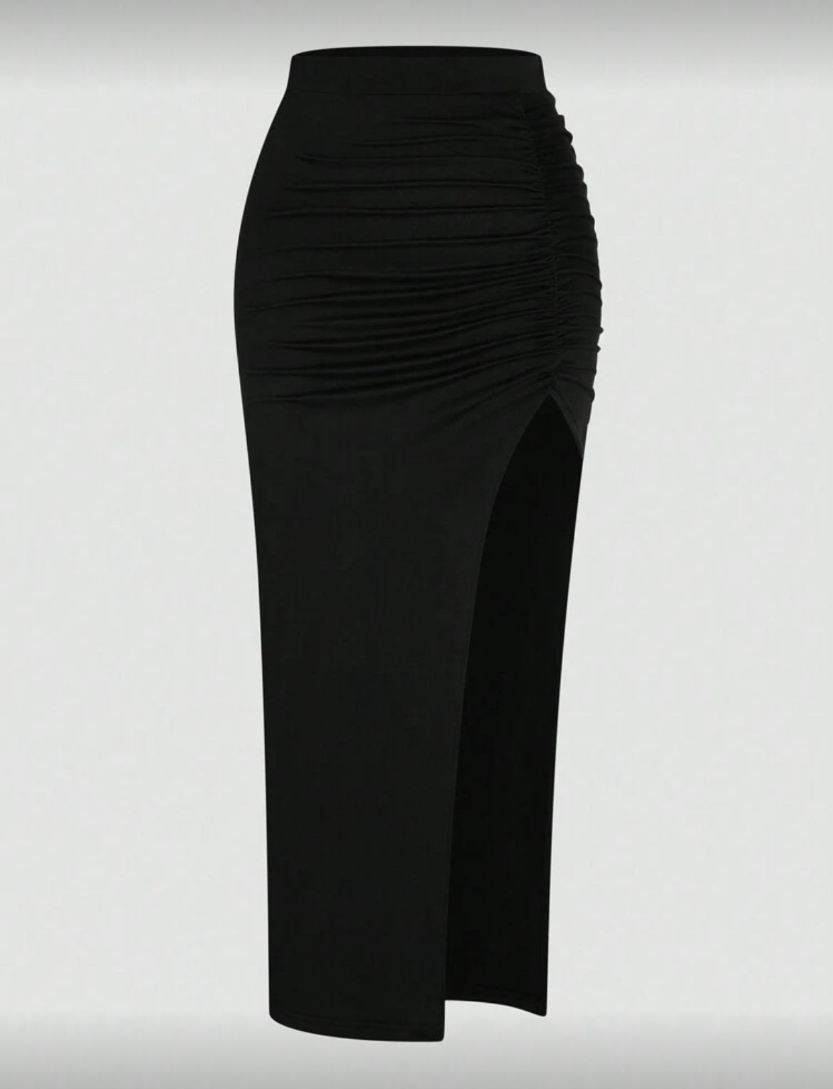 Falda larga con abertura