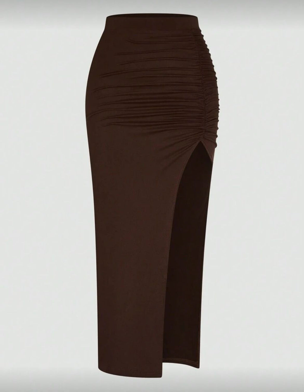 Falda larga con abertura