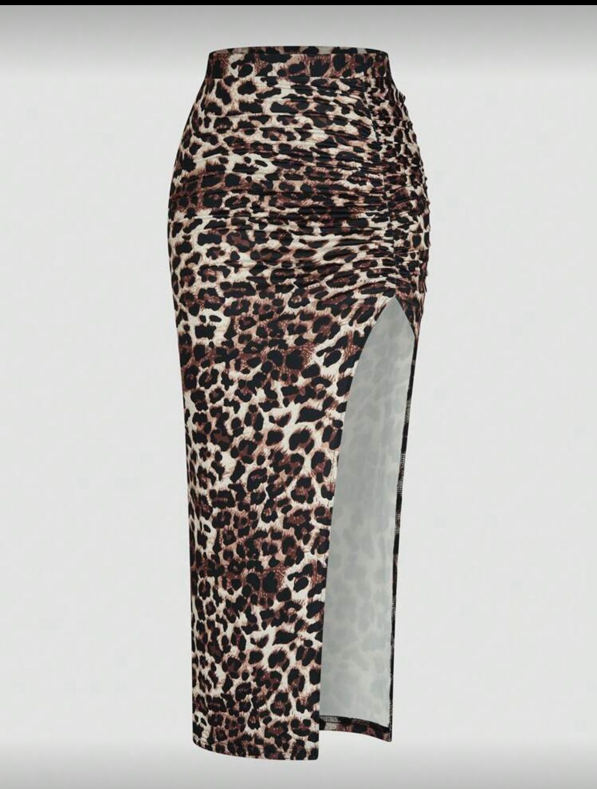 Falda larga con abertura